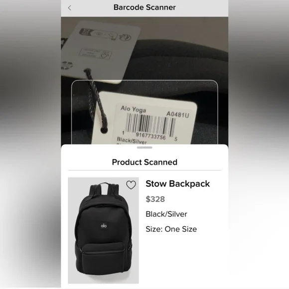 ALO Yoga Classic Black Backpack. NWT. - Picture 13 of 13